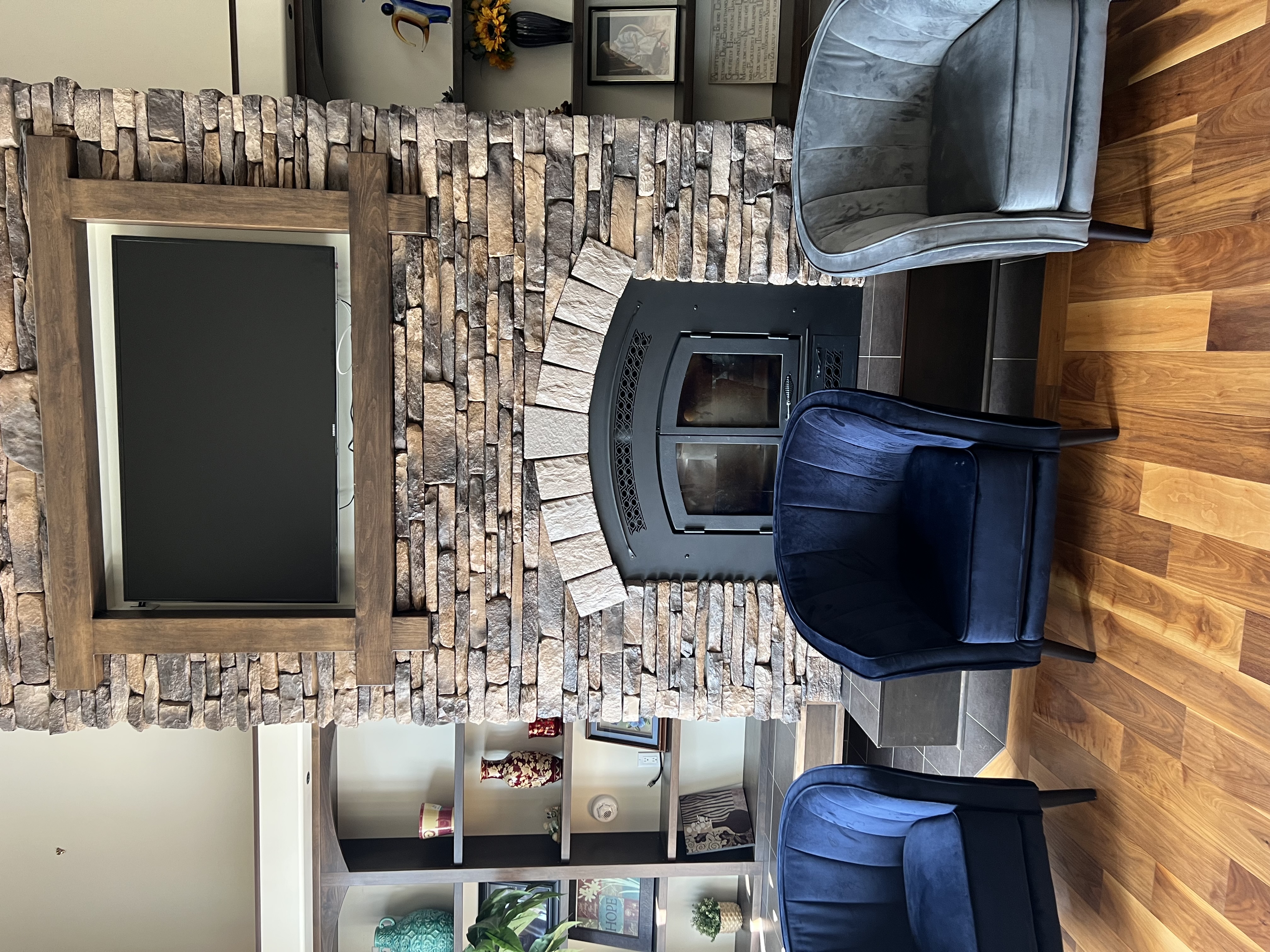 Elegant living room seating area