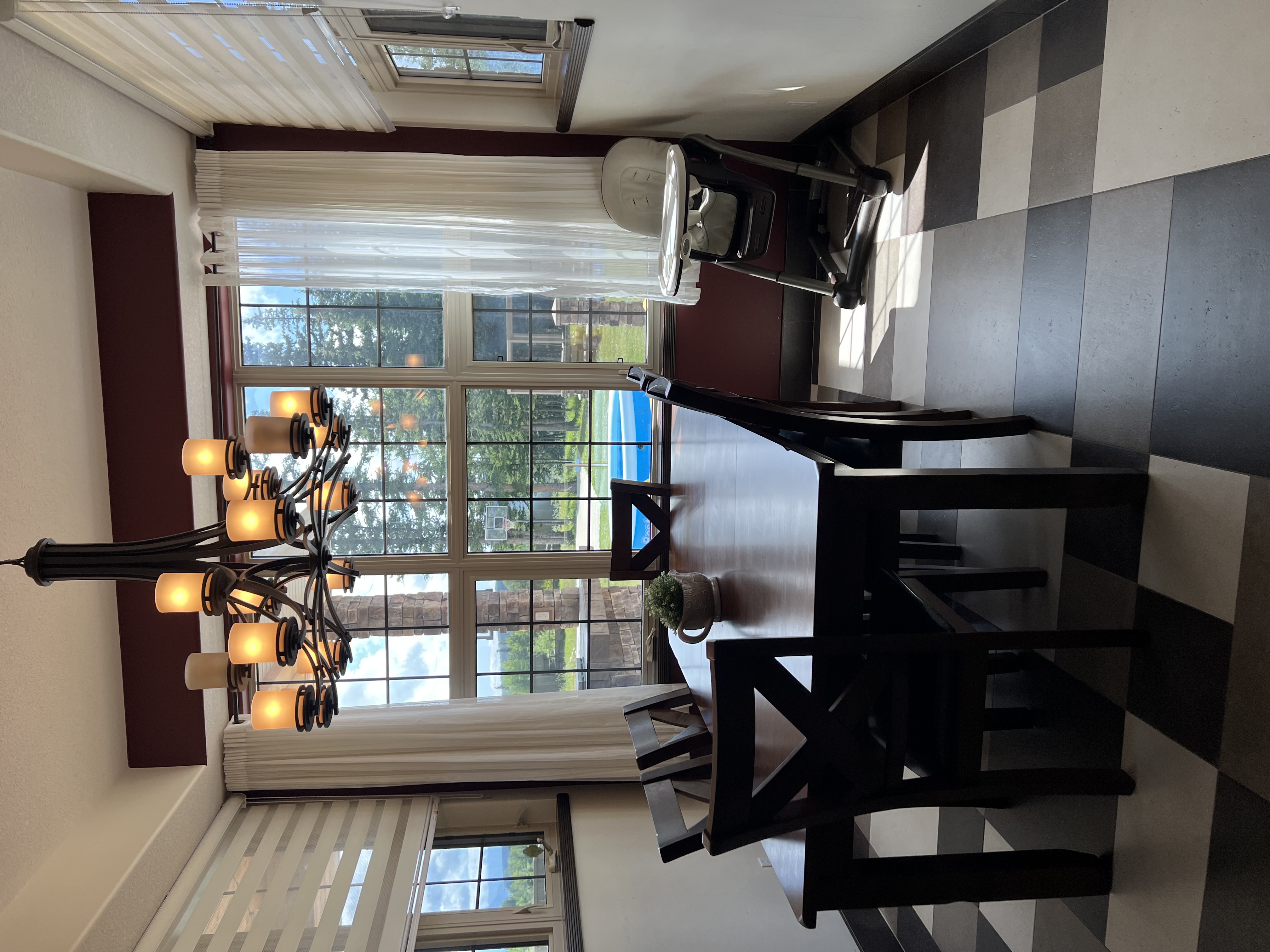 Formal dining table setup