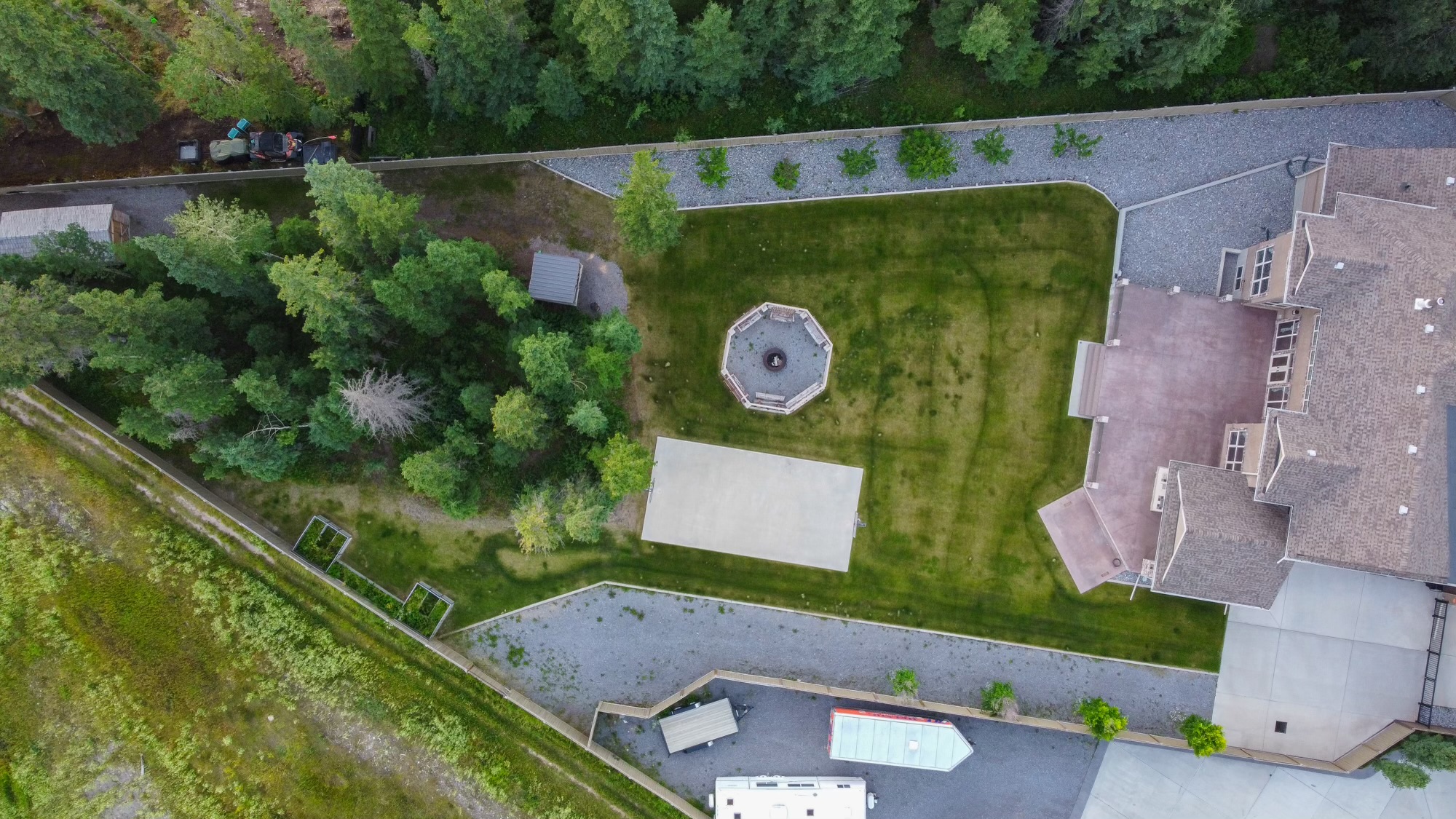 Aerial view of Hinton Guest House exterior